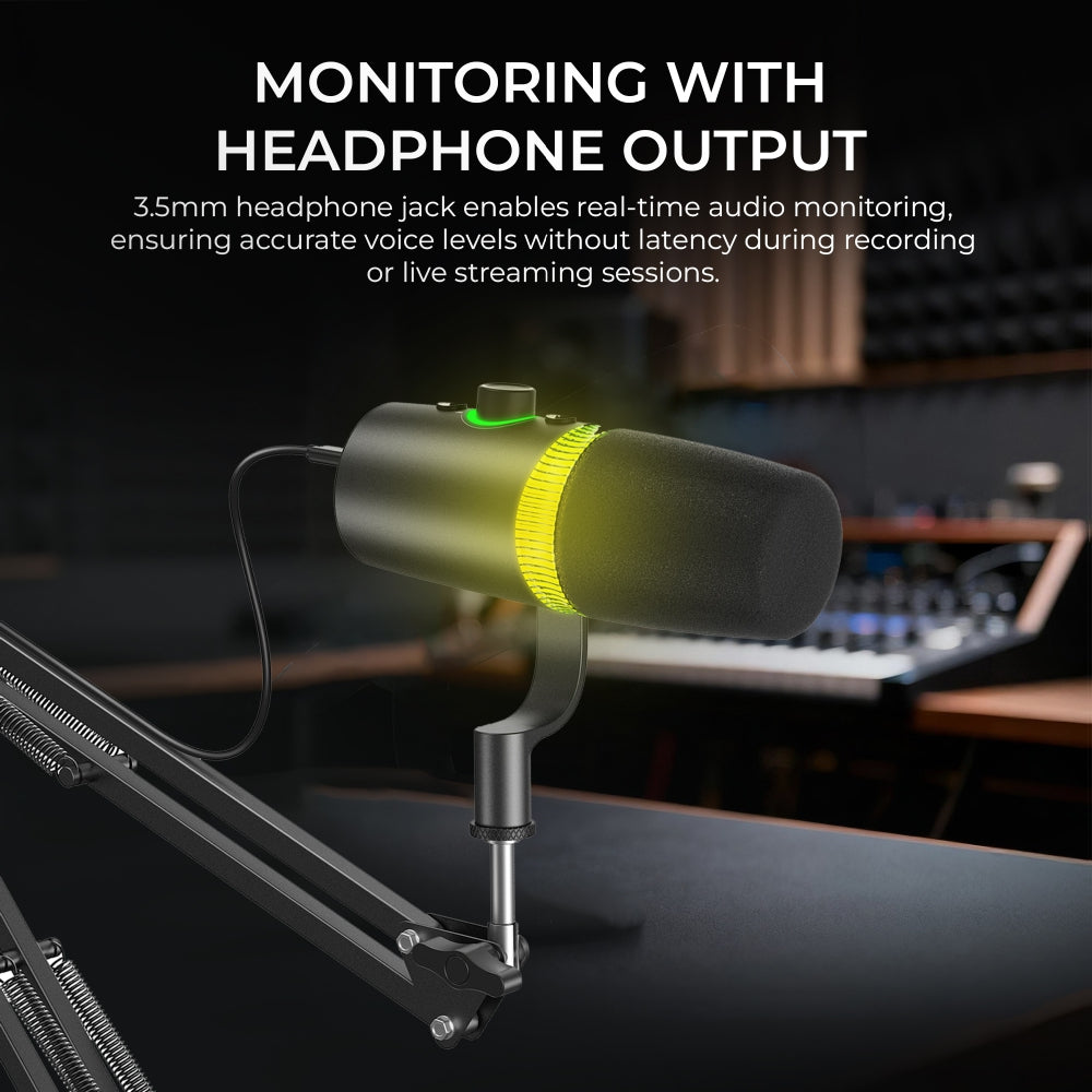 Digitek (DM 701) RGB Podcast-Gaming Microphone