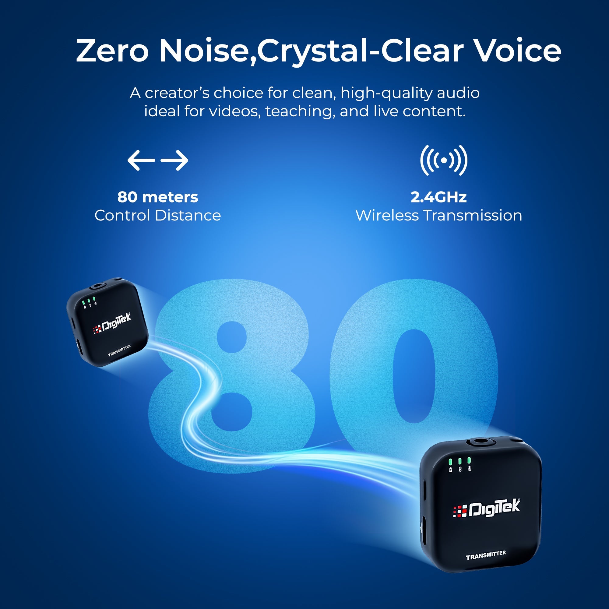 Digitek (DWM 101 Mini) 2-in-1 Wireless Microphone