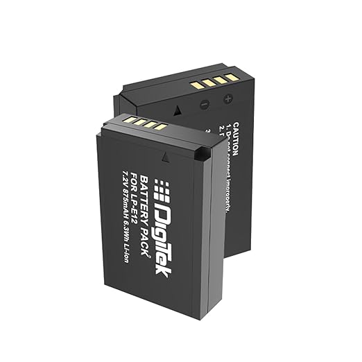 Digitek (LP E12) Li-ion Rechargeable Battery for Canon Camera
