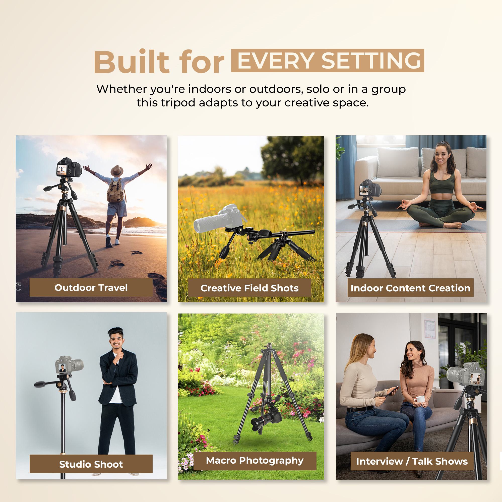 Digitek (DTR 620 BH) 6ft Multi-Angle DV Tripod cum Monopod