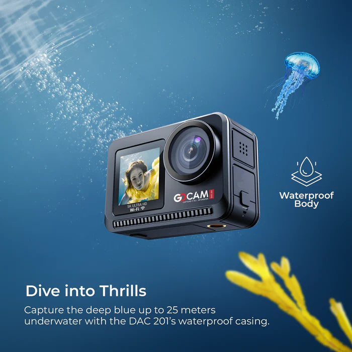 Digitek (DAC 201) 8K Action Camera Ultra HD Waterproof