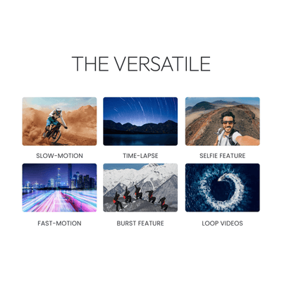 Digitek GoCAM (DAC-002) 5K 60fps 24MP WiFi Ultra HD Sports Action Camera with 2" HD Screen & External MIC Support 100 feet Waterproof (with Waterproof case) 2 x 1350mAh Battery - Digitek