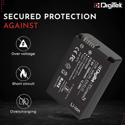 Digitek (Platinum EN-EL25) Li-ion Rechargeable Battery for Nikon Cameras