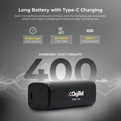 Digitek (DWM-124) 2-in-1 Wireless Microphone